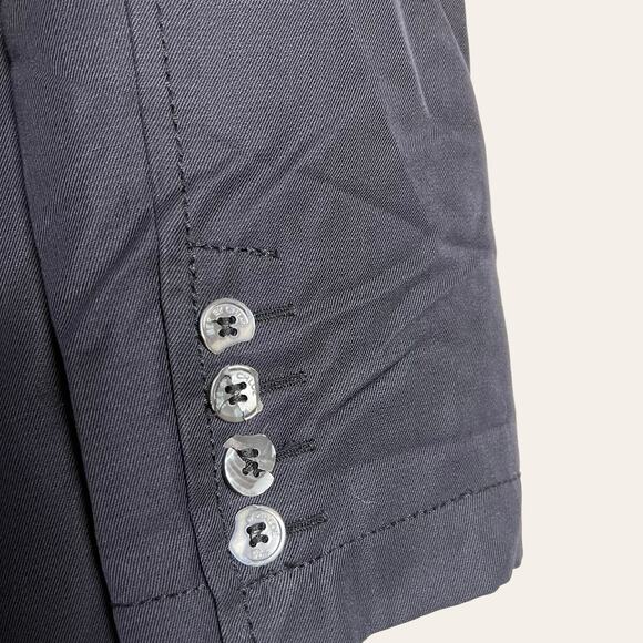 See by Chloe Vintage Y2K Black Double Breasted A-Line Trench Coat Size 10 - Picture 11 of 14